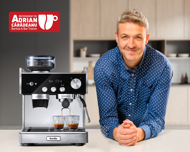 Adrian Cărădeanu recomandă espressorul Barista Signature