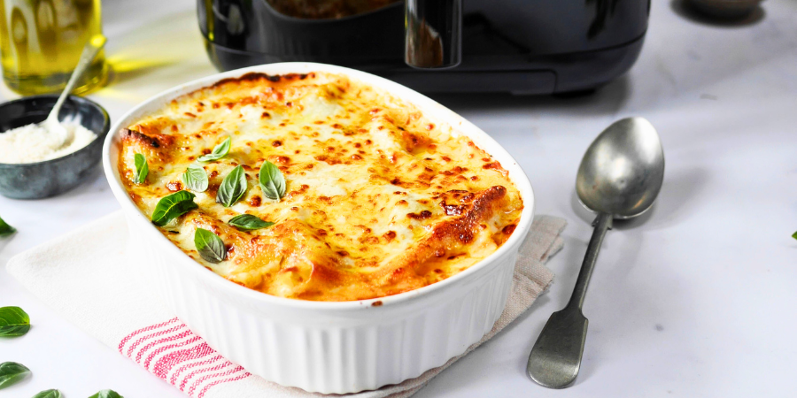 Rețetă Lasagna rapidă la airfryer Halo Steam Digital